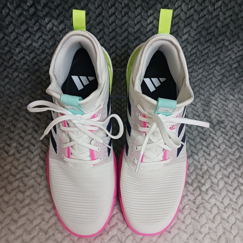 Adidas Crazyflight Mid White Purple Pink Women's Volleyball Shoes Size 10.5 - Picture 5 of 14